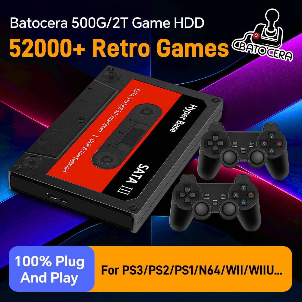 Retro Gaming Emulator Pc - Batocera 500G Retro Oyun Sabit Diski,