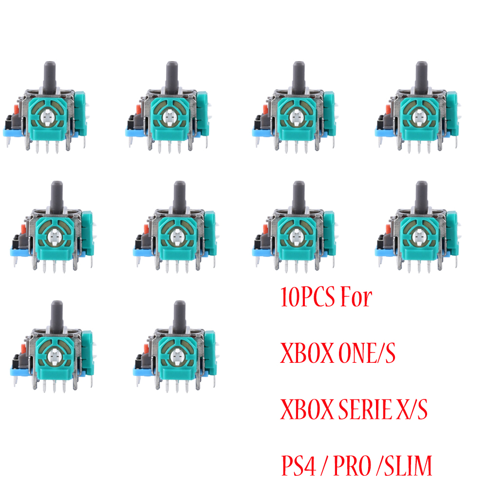Retro Gaming Xbox 360 - 10 adet 3D Analog Joystick yedek