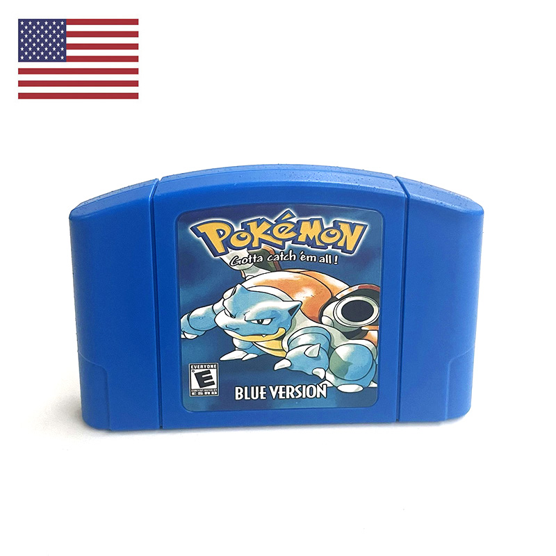 Retro Gaming N64 - ABD NTSC Versiyonu İngilizce Pokemon Blue