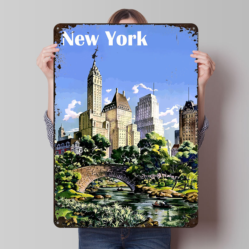 Retro Gaming York - New York Baskılı Poster Özelleştirilmiş Retro