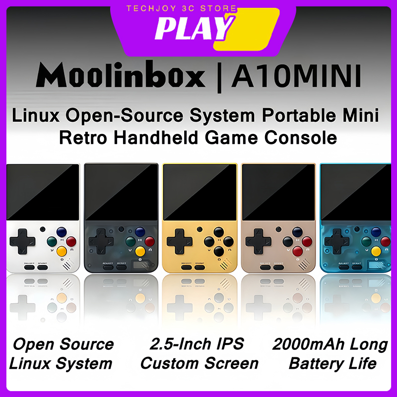 Retro Gaming Handheld Console - Moolinbox A10Mini 2.8 İnç Linux Mini