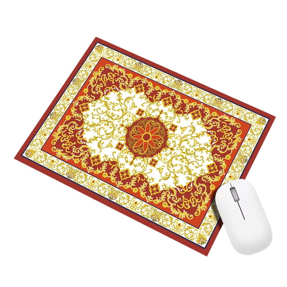 Retro Gaming Desk Setup - Çok Fonksiyonlu Bohem Pers Mouse Pad