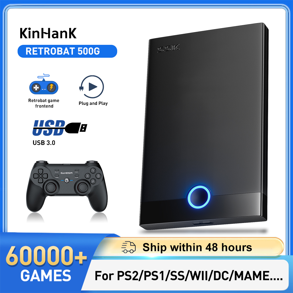 Retro Gaming Emulator Pc - Süper konsol Retrobat oyun HDD için