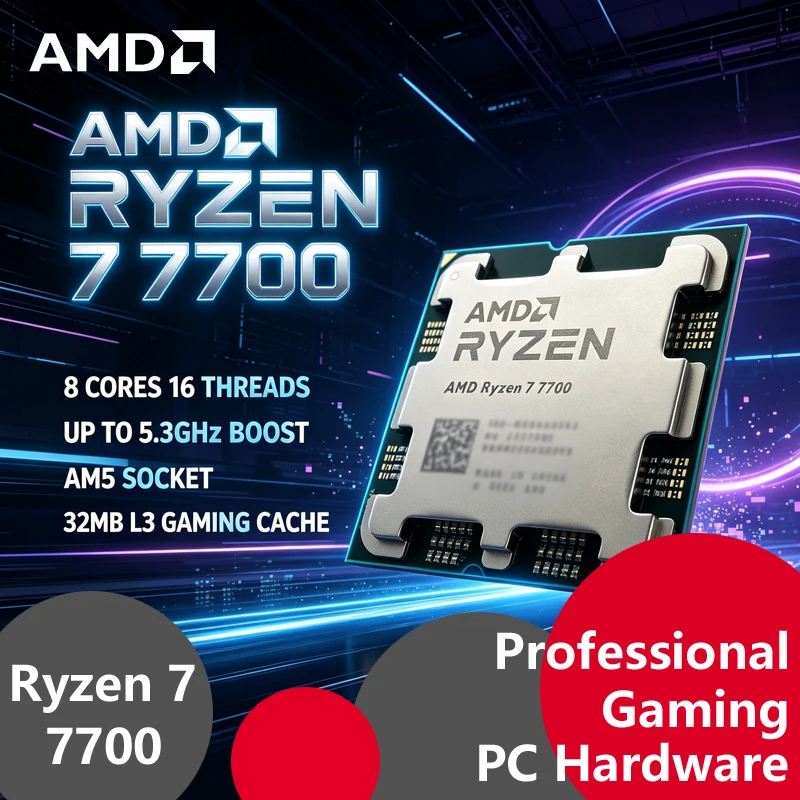 Amd Cpu Ryzen 7 - AMD Ryzen 7 7700 Kilitsiz Tray