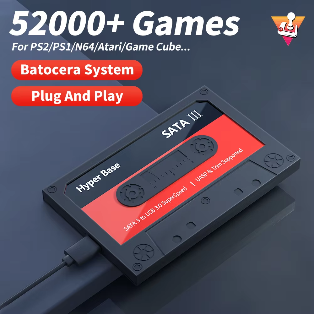 Retro Gaming Emulator Pc - Batocera 500G/2T Retro Oyun Sabit Disk