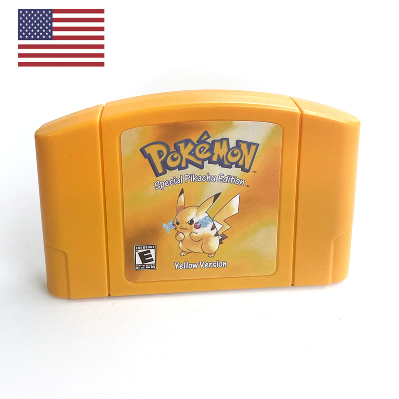 Retro Gaming N64 - ABD NTSC Versiyonu İngilizce Pokemon Yellow