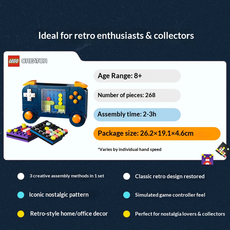 LEGO Creator 3in1 Yapı Taşları - Retro Gaming Station incelemesi ve fiyatı