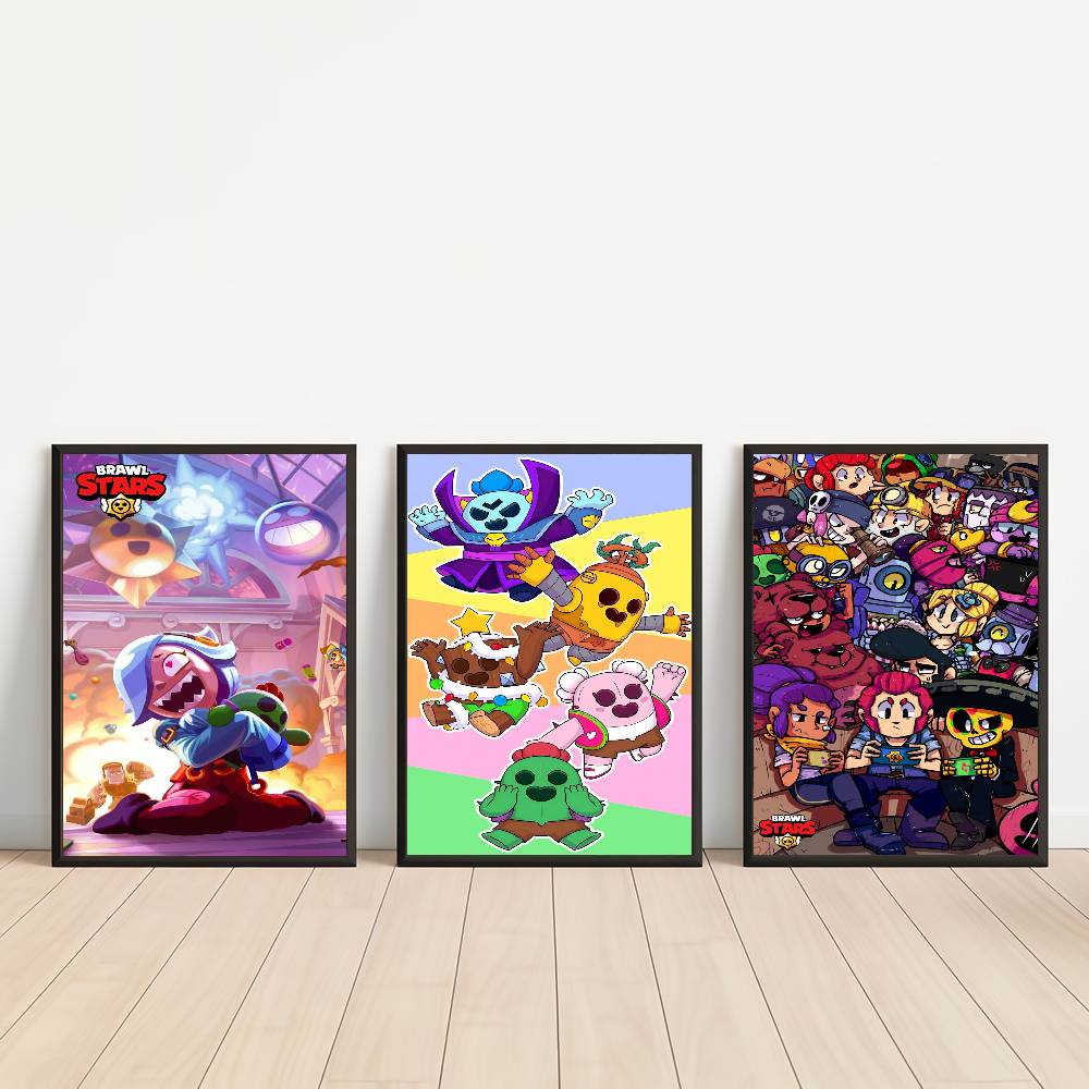 Anime Oyunu Brawl Stars Film Y - Retro Poster Gaming incelemesi ve fiyatı