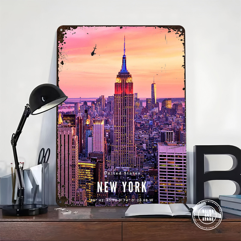 New York Şehir Manzarası Poste - Retro Gaming York incelemesi ve fiyatı