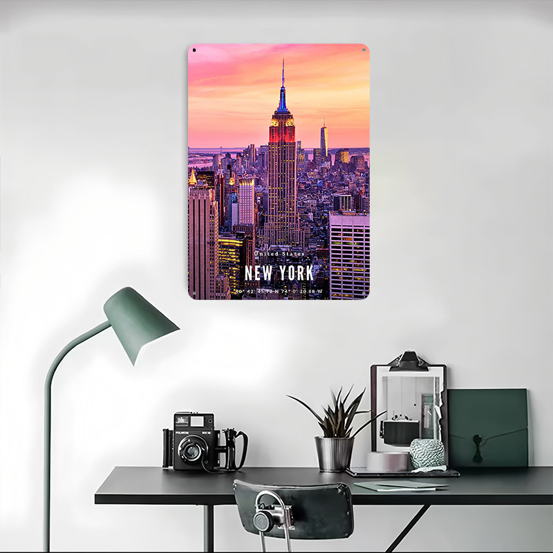 New York Şehir Manzarası Poste - Retro Gaming York incelemesi ve fiyatı