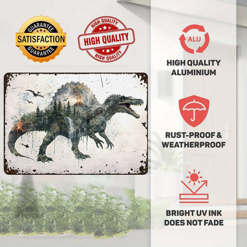 Spinosaurus Metal Poster Özell - Retro Poster Gaming incelemesi ve fiyatı