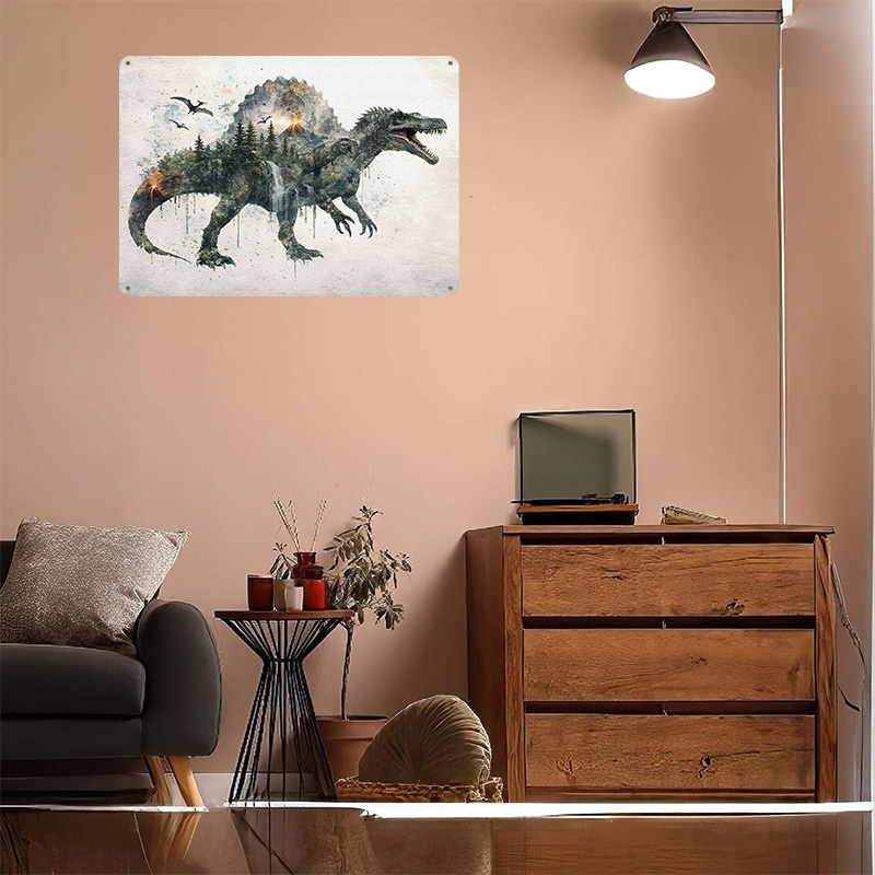 Spinosaurus Metal Poster Özell - Retro Poster Gaming incelemesi ve fiyatı