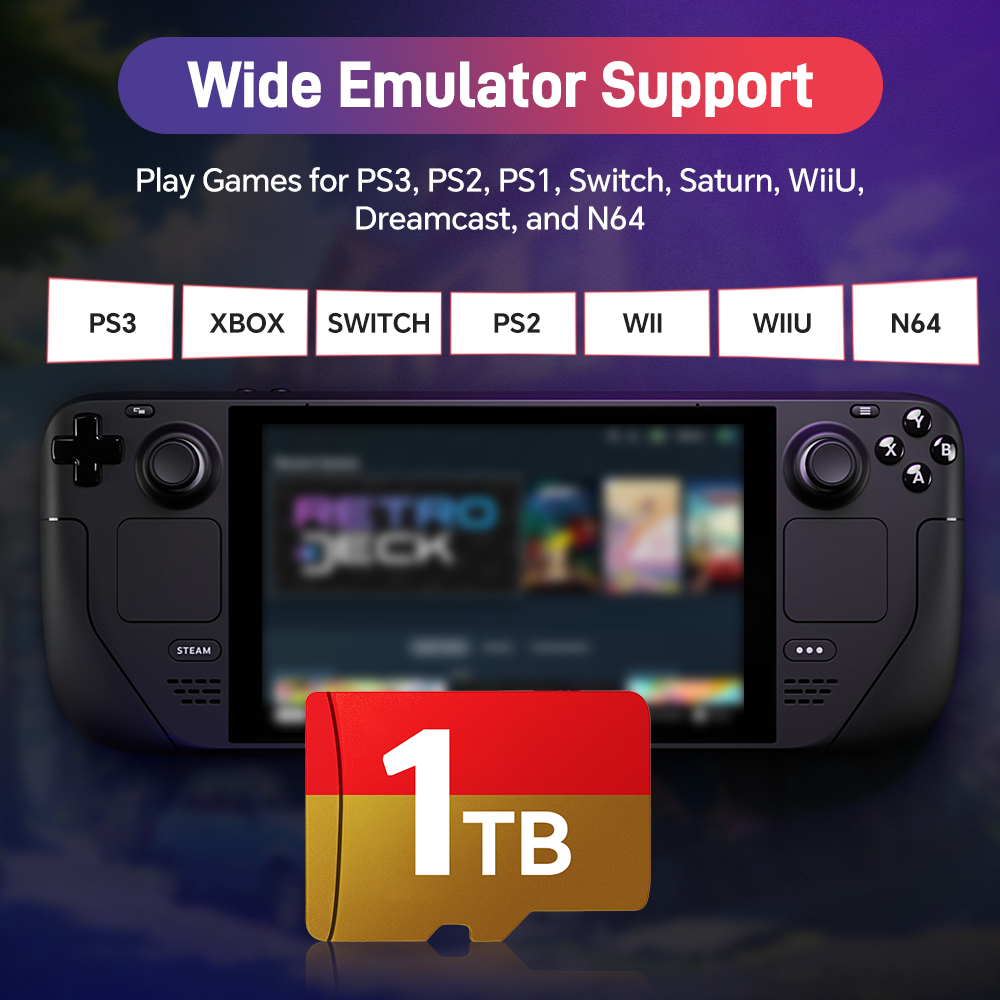 Steam Deck Mikro SD Kart Retro - Retro Gaming Emulator Pc incelemesi ve fiyatı