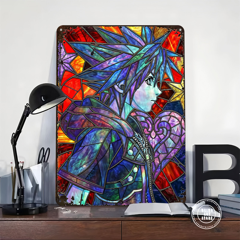 Kingdom Hearts Sora Vitray San - Retro Poster Gaming incelemesi ve fiyatı