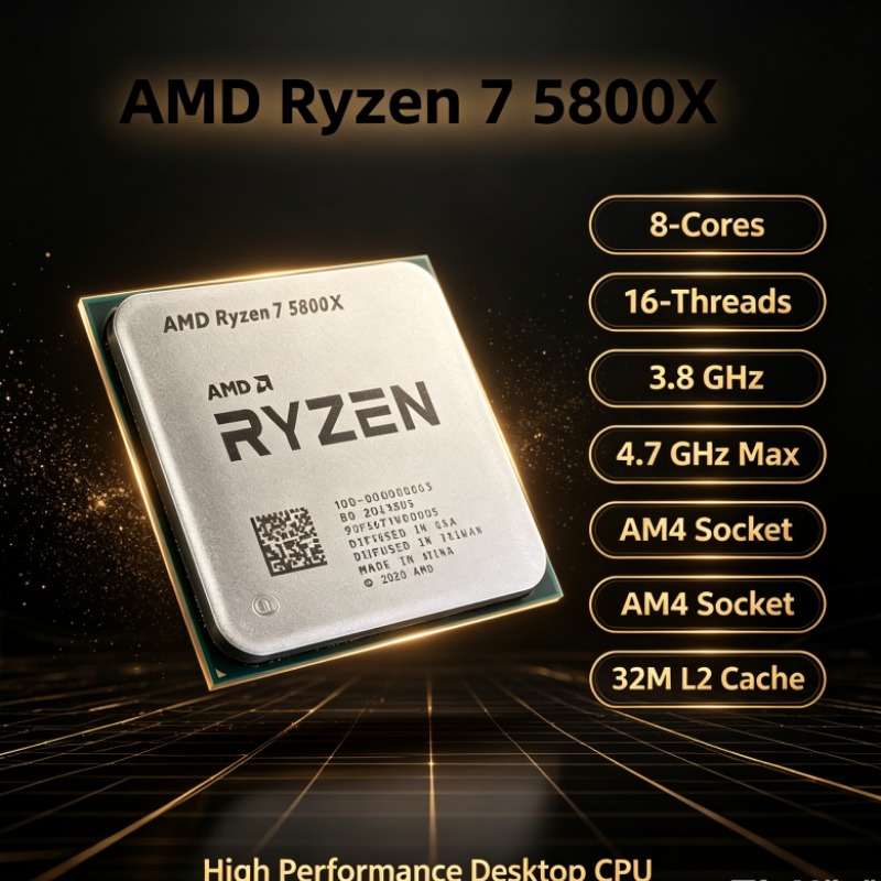 AMD Ryzen 7 5800X R7 5800X Mas - Amd Cpu Ryzen 7 incelemesi ve fiyatı