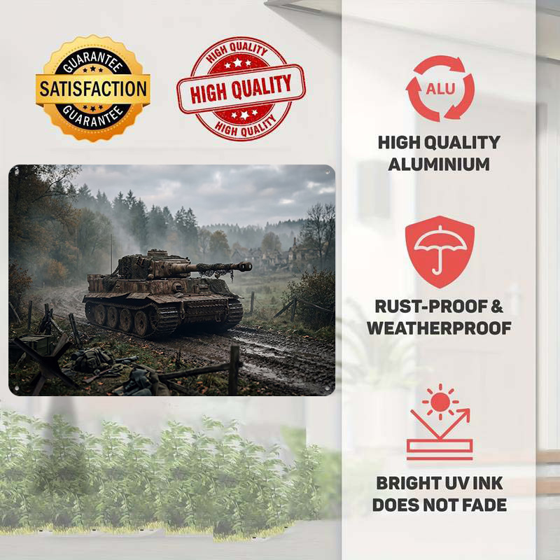 Çamurlu Manzarda Kaplan Tankı  - Retro Poster Gaming incelemesi ve fiyatı
