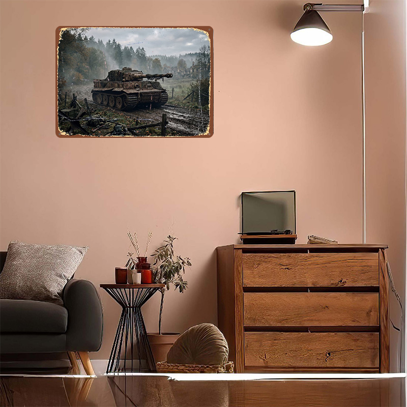 Çamurlu Manzarda Kaplan Tankı  - Retro Poster Gaming incelemesi ve fiyatı