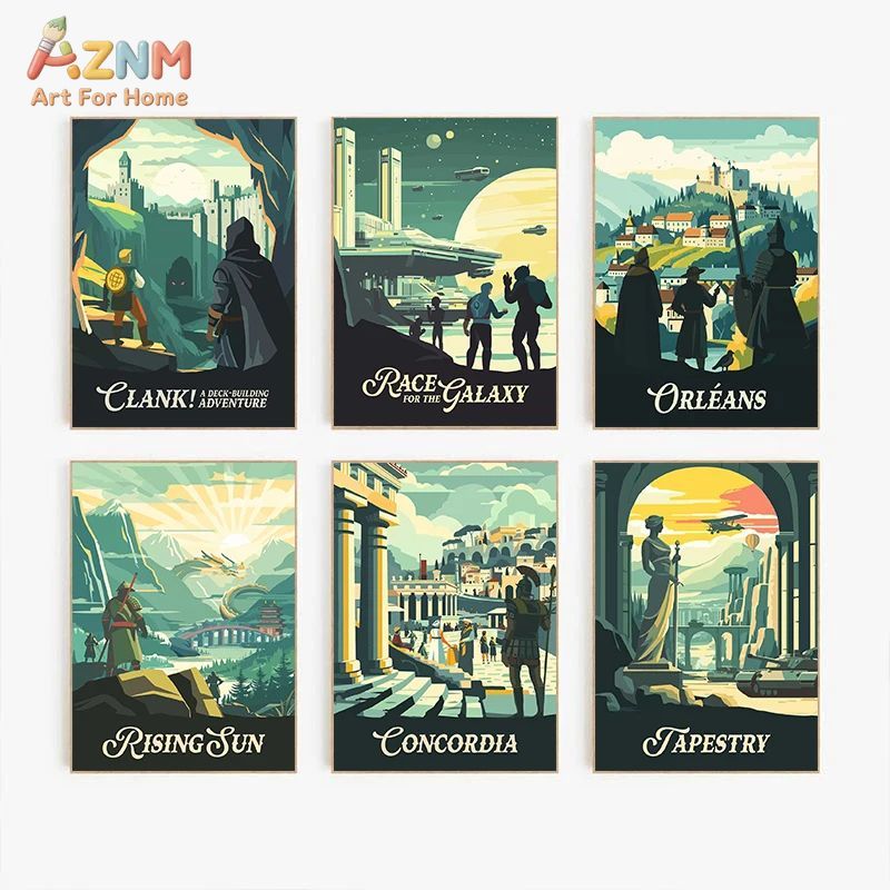 AZNM Retro Masa Oyunu Sanat Tu - Retro Poster Gaming incelemesi ve fiyatı