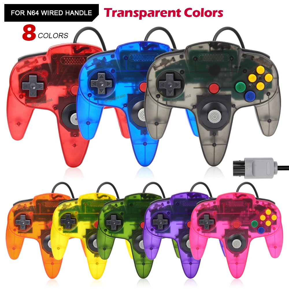 8 renk Kablolu Gamepad N64 Kon - Retro Gaming N64 incelemesi ve fiyatı