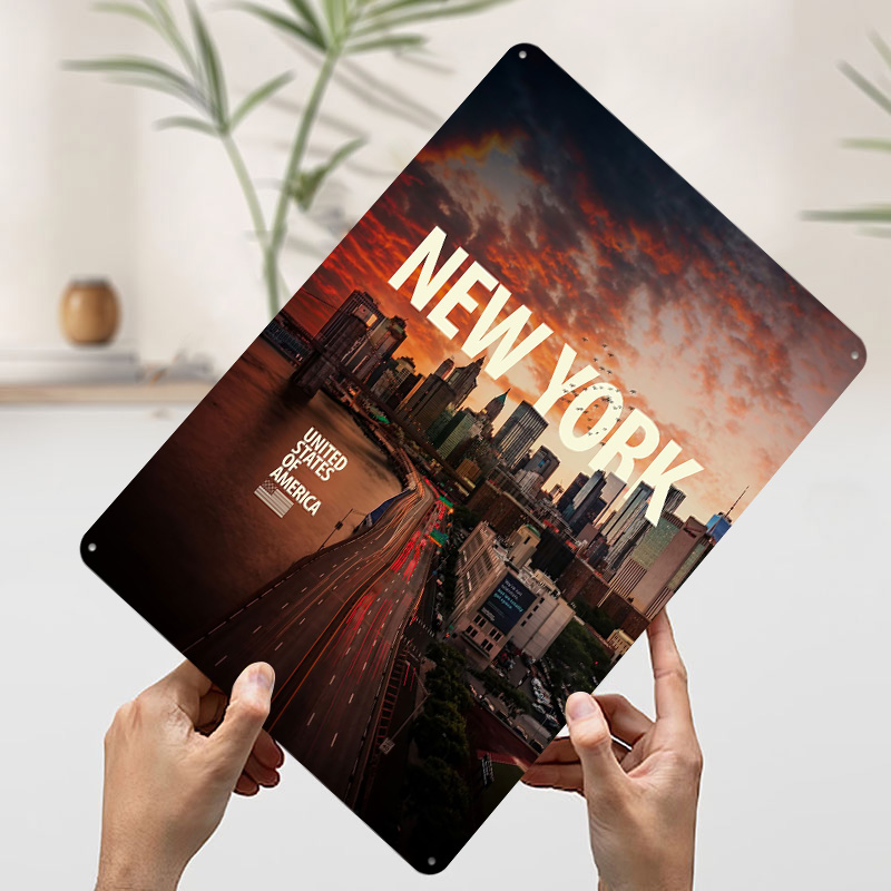 New York City Skyline Baskılı  - Retro Gaming York incelemesi ve fiyatı