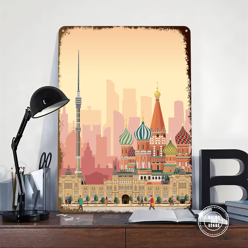 Moskova Seyahat Baskılı Poster - Retro Poster Gaming incelemesi ve fiyatı