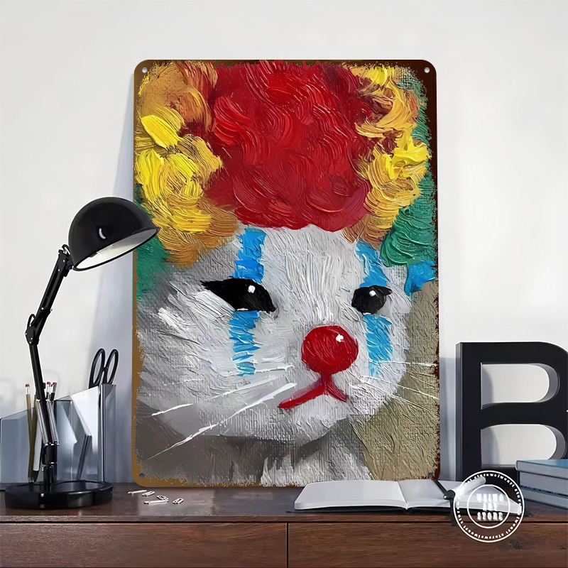 Üzgün ​​Palyaço Kedi Tablosu T - Retro Poster Gaming incelemesi ve fiyatı