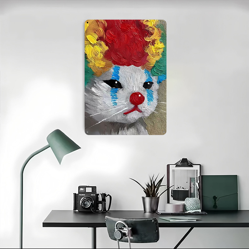 Üzgün ​​Palyaço Kedi Tablosu T - Retro Poster Gaming incelemesi ve fiyatı