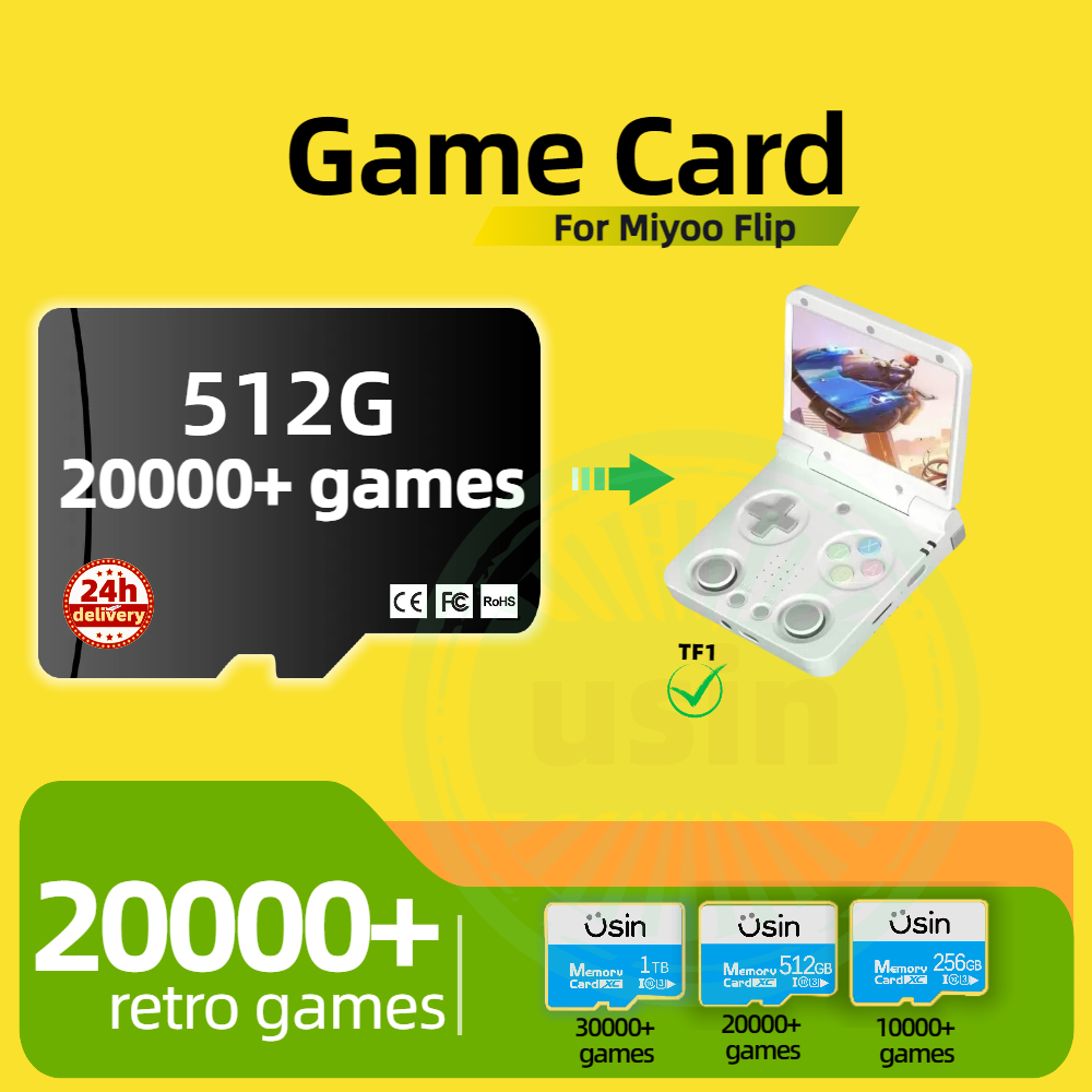 Oyun Kartı Miyoo Flip 30000+ R - Retro Gaming Handheld Console incelemesi ve fiyatı