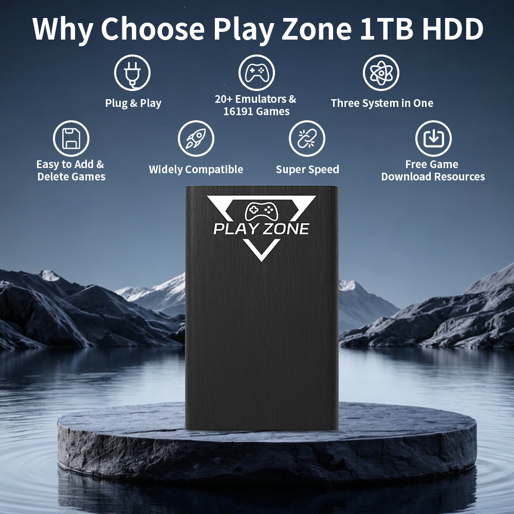 Play Zone 1TB Taşınabilir Oyun - Retro Gaming Emulator Pc incelemesi ve fiyatı