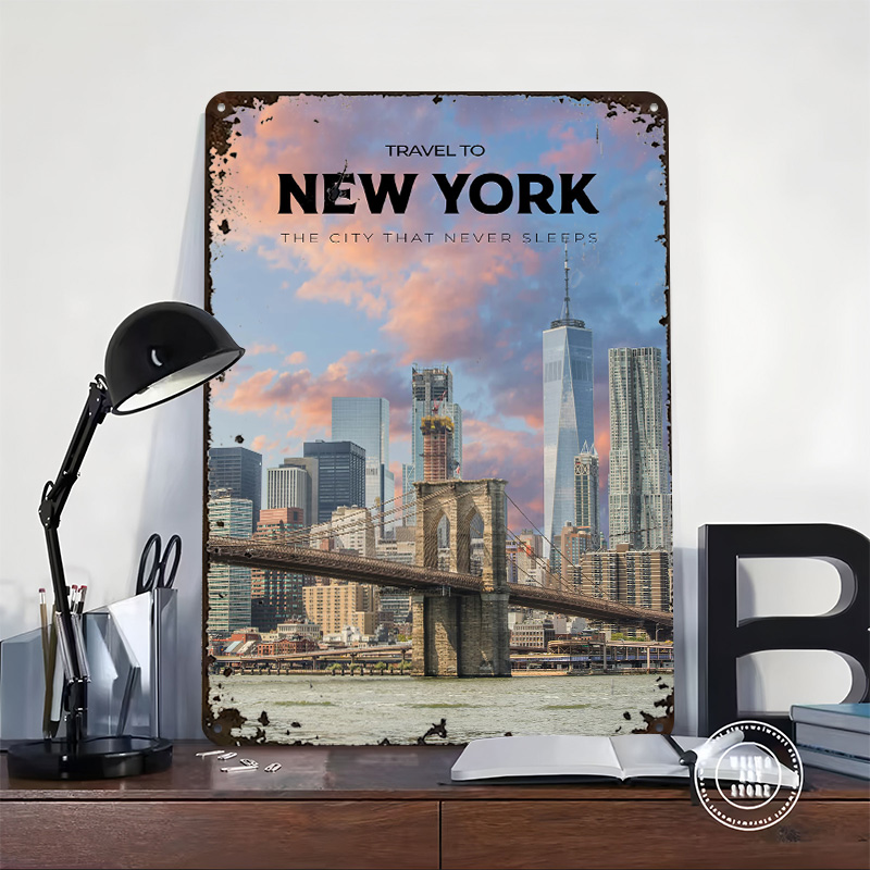 New York Seyahat Baskı Posteri - Retro Gaming York incelemesi ve fiyatı