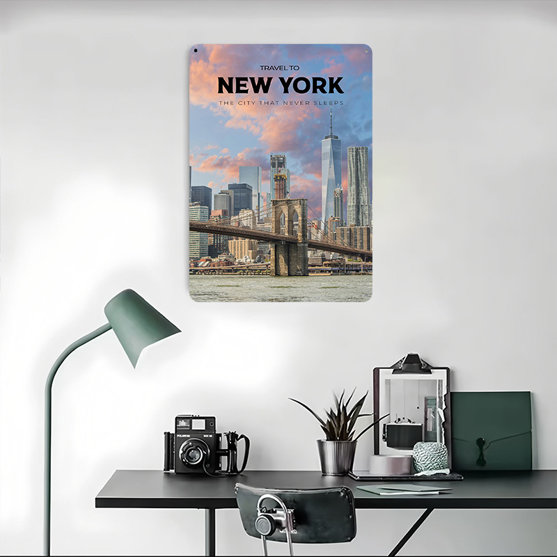 New York Seyahat Baskı Posteri - Retro Gaming York incelemesi ve fiyatı